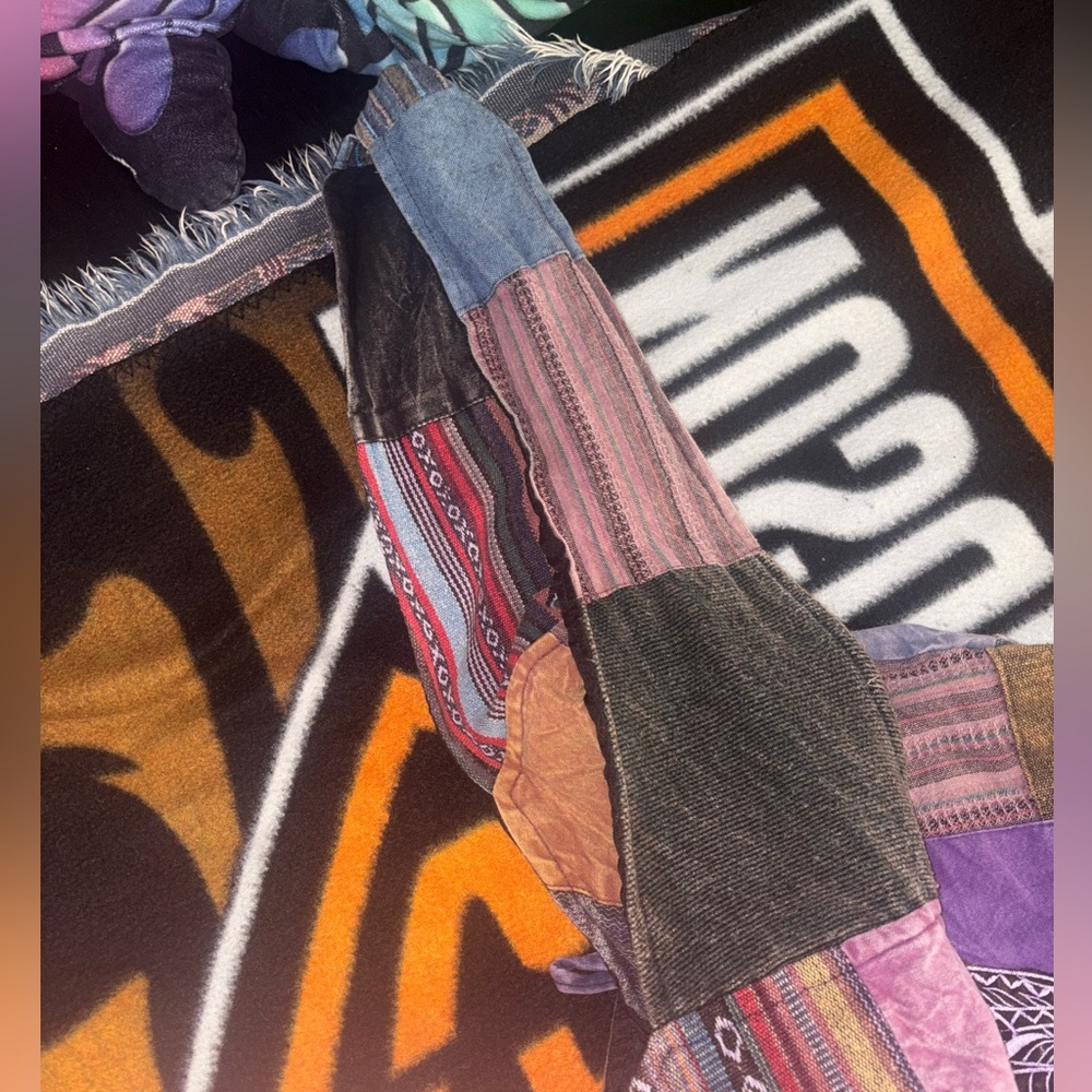 Boho Patchwork Elephant Shoulder Bag Vintage By K… - image 6